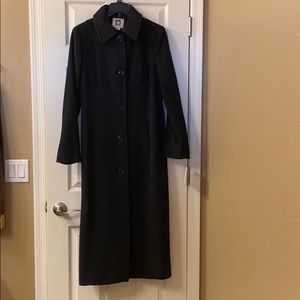 Ann Klein Wool Trench Coat